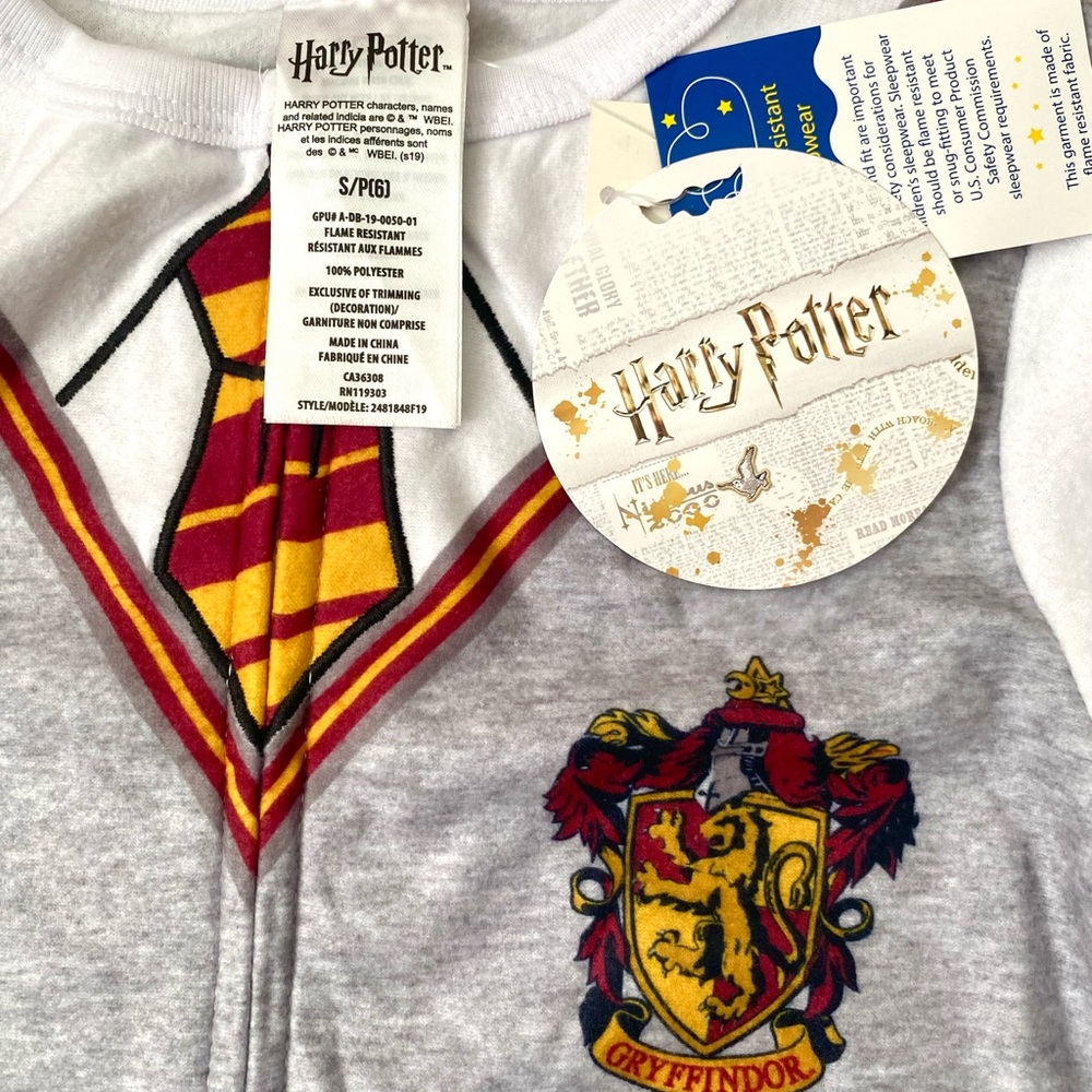Harry Potter Gryffindor onesie